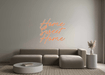 Custom Neon: Home Sweet H... - Neon Filter