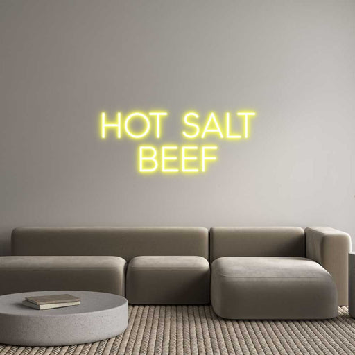 Custom Neon: HOT SALT BEEF - Neon Filter