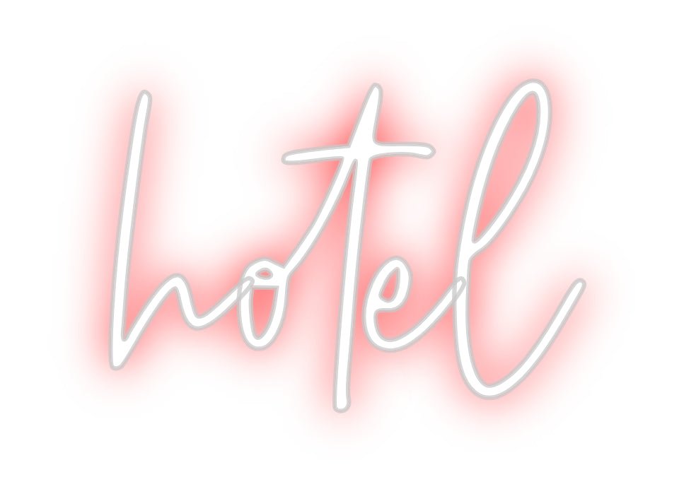 Custom Neon: hotel - Neon Filter