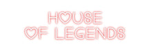 Custom Neon: HOUSE OF LEG... - Neon Filter