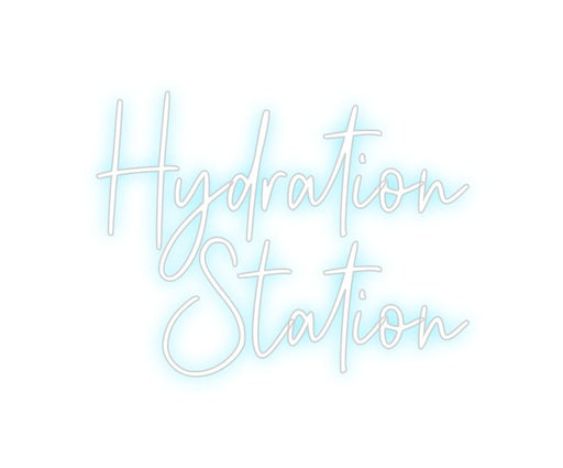 Custom Neon: Hydration St... - Neon Filter