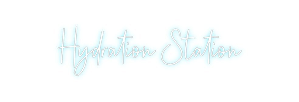 Custom Neon: Hydration Sta... - Neon Filter