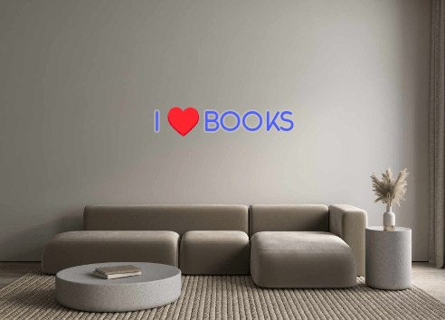 Custom Neon: I ♥️books - Neon Filter