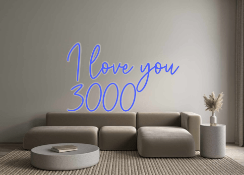 Custom Neon: I love you 3000 - Neon Filter