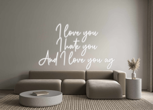 Custom Neon: I love you I ... - Neon Filter