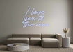 Custom Neon: I love you t... - Neon Filter