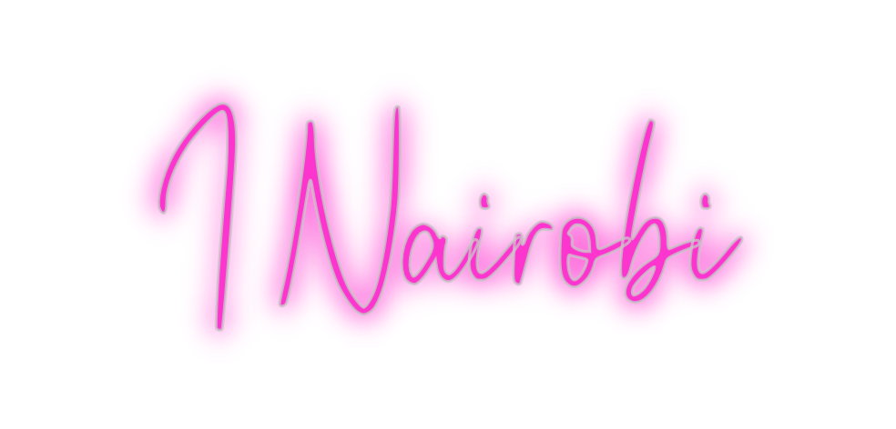 Custom Neon: I Nairobi - Neon Filter