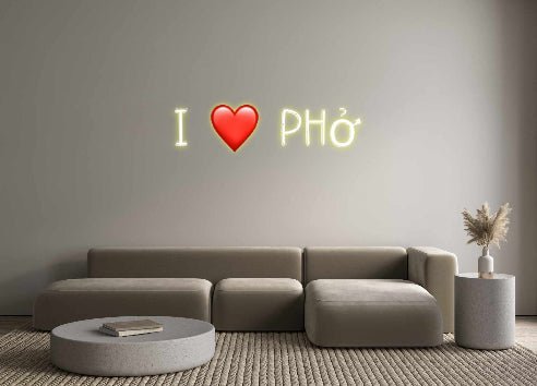 Custom Neon: I ❤️ Phở - Neon Filter