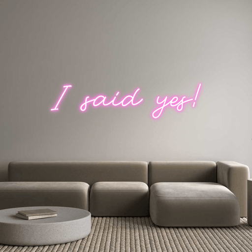 Custom Neon: I said yes! - Neon Filter