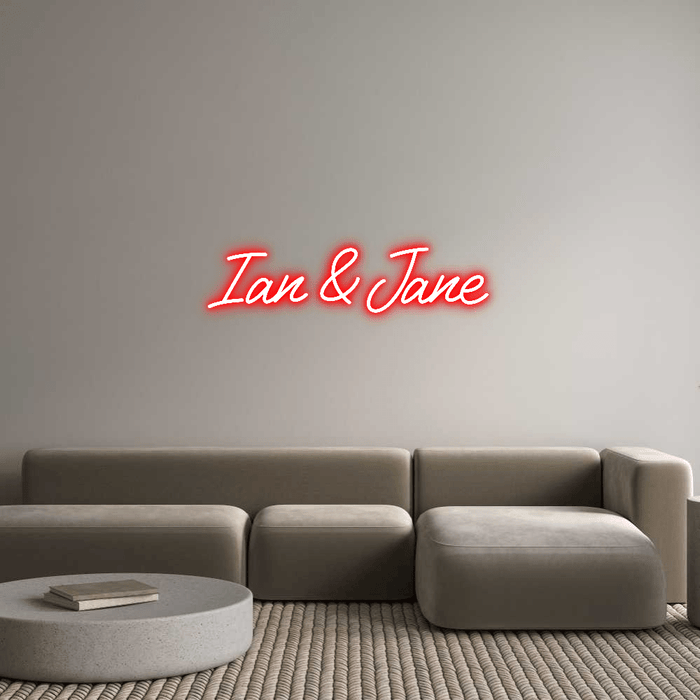 Custom Neon: Ian & Jane - Neon Filter