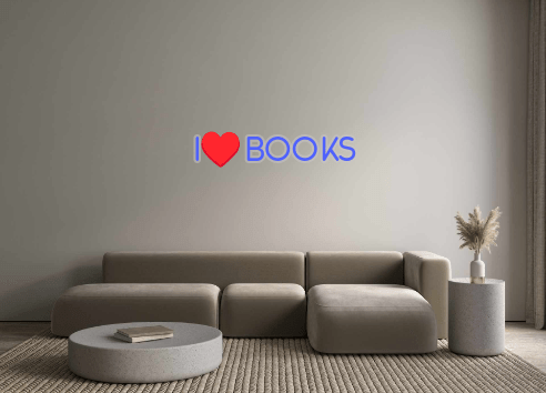 Custom Neon: I♥️Books - Neon Filter