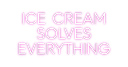 Custom Neon: ICE CREAM ... - Neon Filter