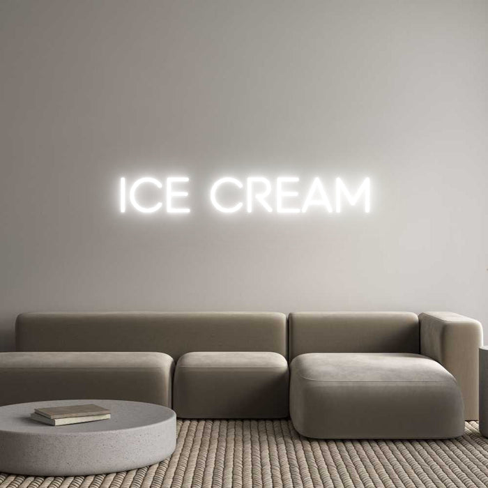 Custom Neon: iCE CREAM - Neon Filter