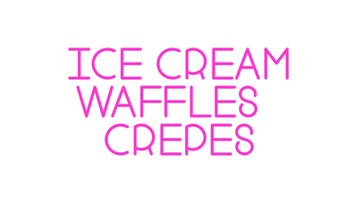 Custom Neon: Ice cream waf... - Neon Filter