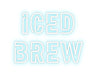 Custom Neon: ICED BREW - Neon Filter