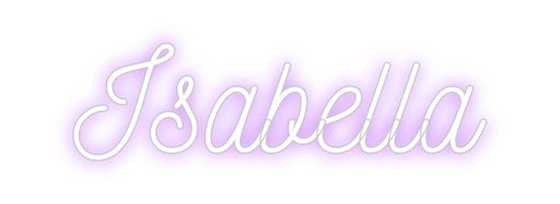 Custom Neon: Isabella - Neon Filter