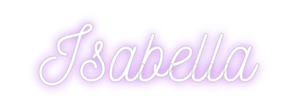 Custom Neon: Isabella - Neon Filter