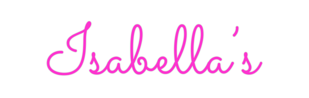 Custom Neon: Isabella’s - Neon Filter