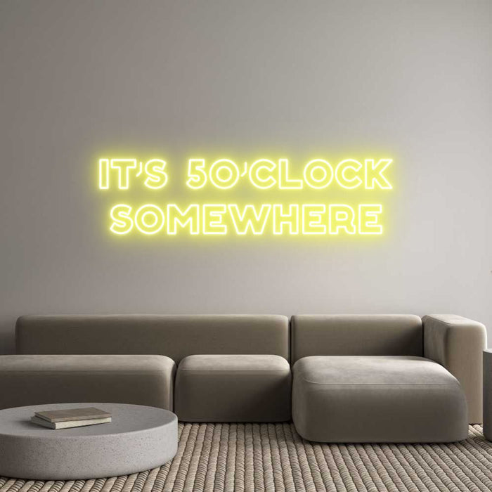 Custom Neon: it's 5o'clock... - Neon Filter