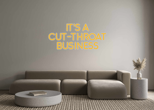 Custom Neon: IT'S A CUT - TH... - Neon Filter