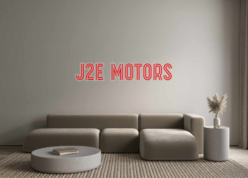 Custom Neon: j2e motors - Neon Filter