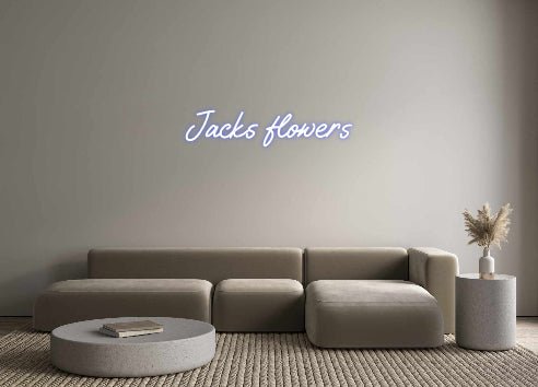 Custom Neon: Jacks flowers - Neon Filter