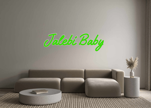 Custom Neon: Jalebi Baby - Neon Filter