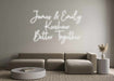 Custom Neon: James & Emily... - Neon Filter