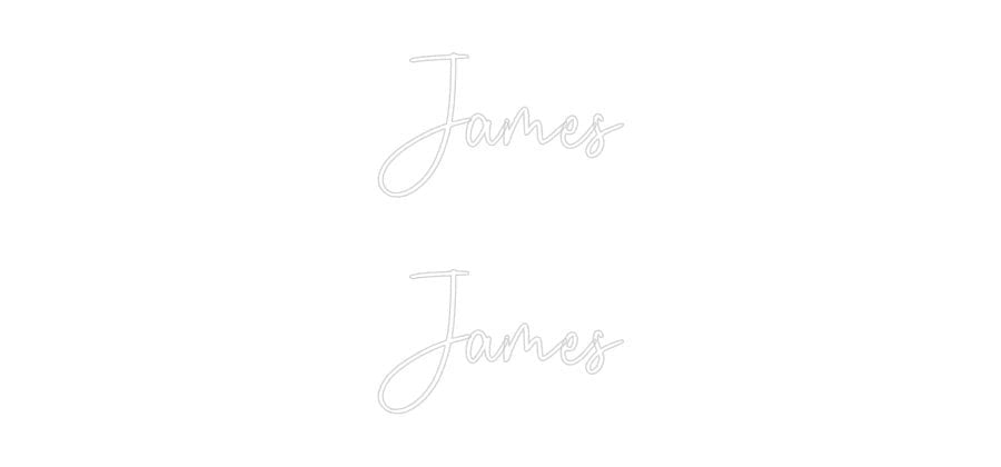 Custom Neon: James James - Neon Filter