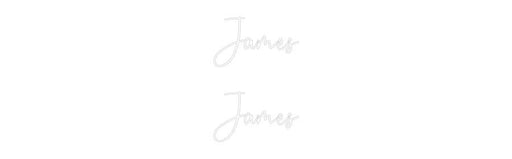 Custom Neon: James James - Neon Filter