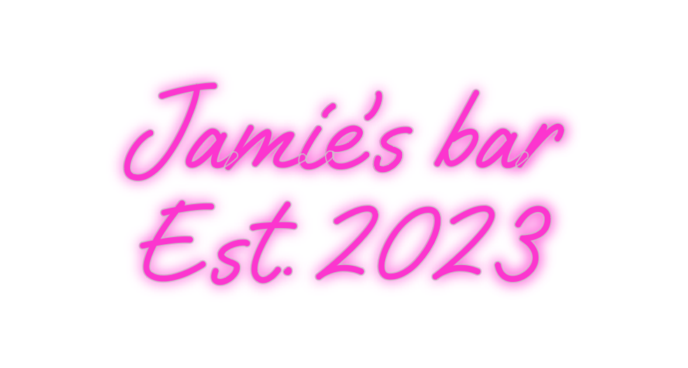 Custom Neon: Jamie’s bar E... - Neon Filter