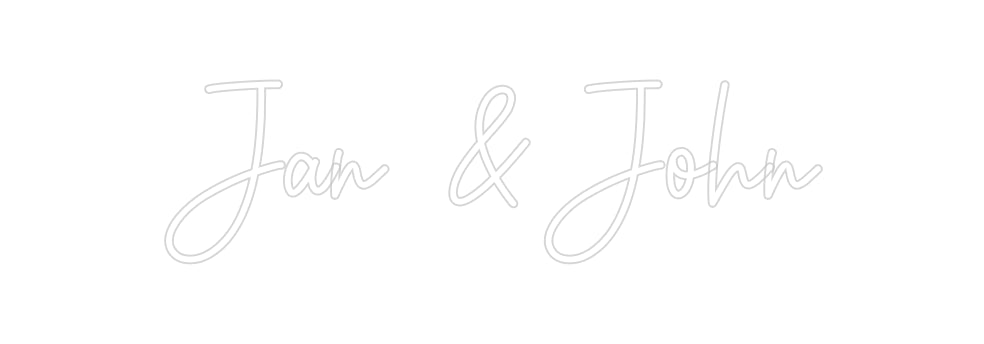 Custom Neon: Jan & John - Neon Filter