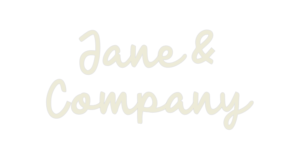 Custom Neon: Jane & Co... - Neon Filter