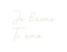 Custom Neon: Je t’aime Ti ... - Neon Filter