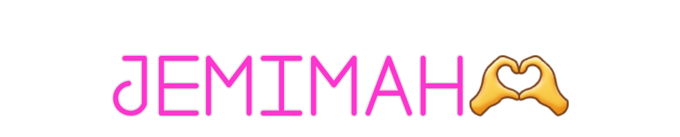 Custom Neon: JEMIMAH🫶 - Neon Filter