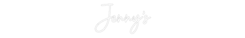 Custom Neon: Jenny’s - Neon Filter