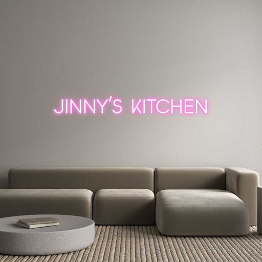 Custom Neon: JINNY’S KITCHEN - Neon Filter