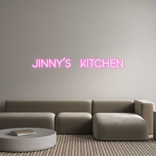 Custom Neon: JINNY’S KITCHEN - Neon Filter