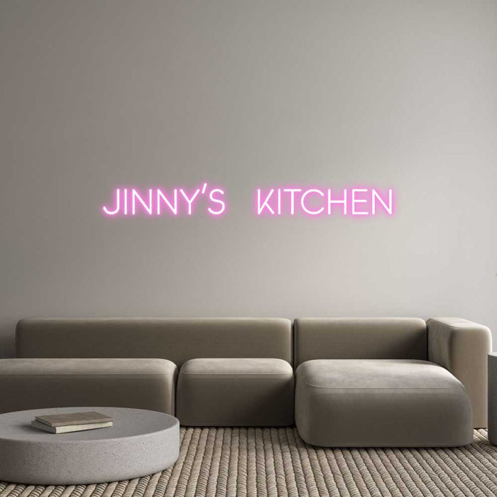 Custom Neon: JINNY’S KITCHEN - Neon Filter