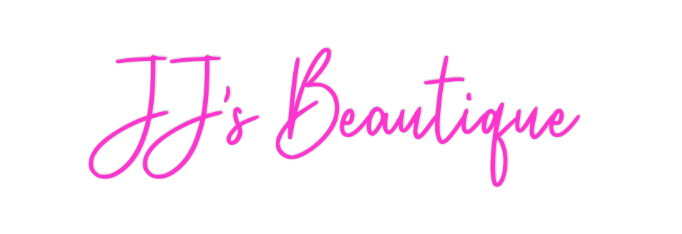 Custom Neon: JJ's Beautique - Neon Filter