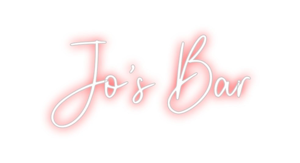 Custom Neon: Jo’s Bar - Neon Filter