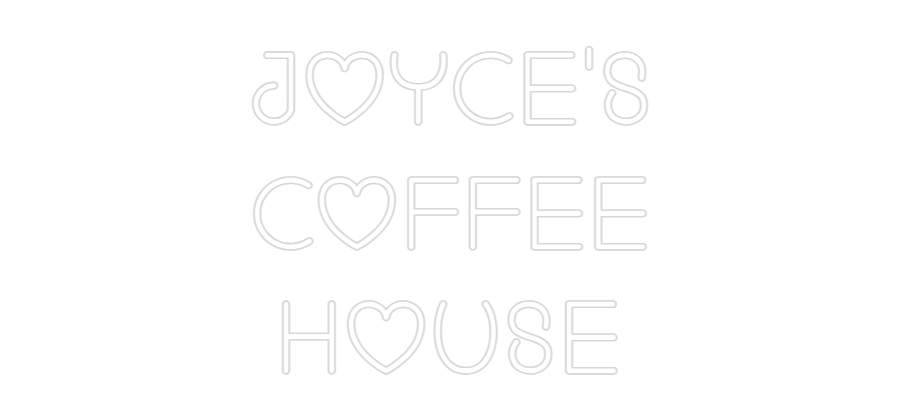 Custom Neon: JOYCE'S COFF... - Neon Filter