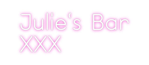 Custom Neon: Julie’s Bar ... - Neon Filter