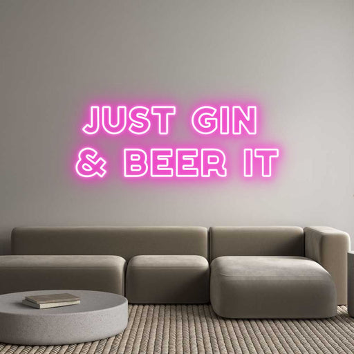 Custom Neon: Just gin & ... - Neon Filter