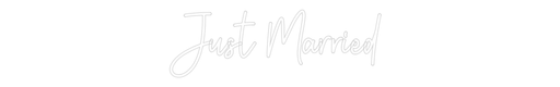 Custom Neon: Just Married - Neon Filter