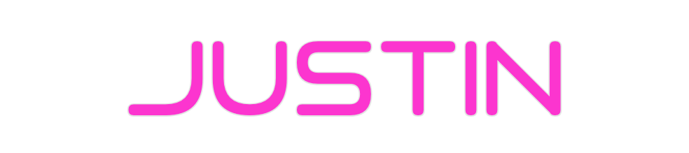 Custom Neon: justin - Neon Filter