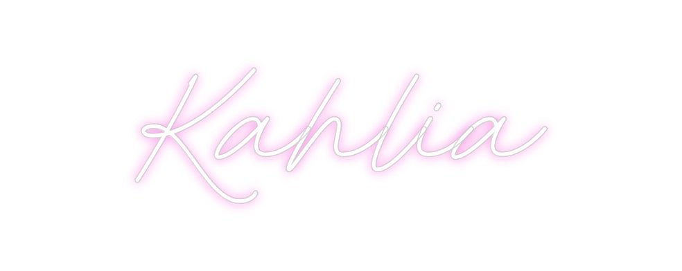 Custom Neon: Kahlia - Neon Filter