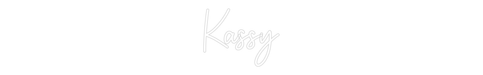 Custom Neon: Kassy - Neon Filter