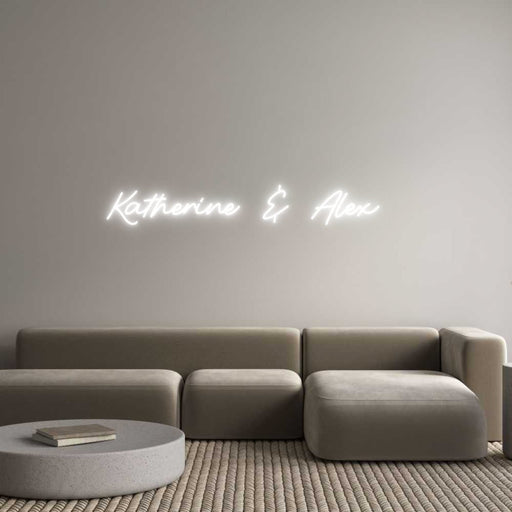 Custom Neon: Katherine & A... - Neon Filter