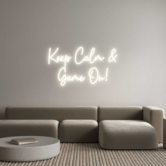 Custom Neon: Keep Calm & ... - Neon Filter